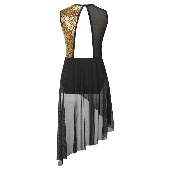 Robe sans manche avec sequins officier Ellie