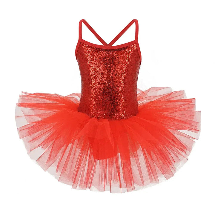 Robe Tutu bretelles Sequins Harper