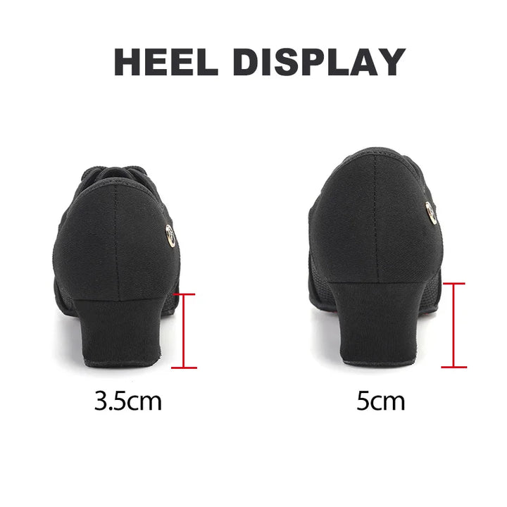 Sneakers à talons Pemma coloris noir ou rouge semelles au choix