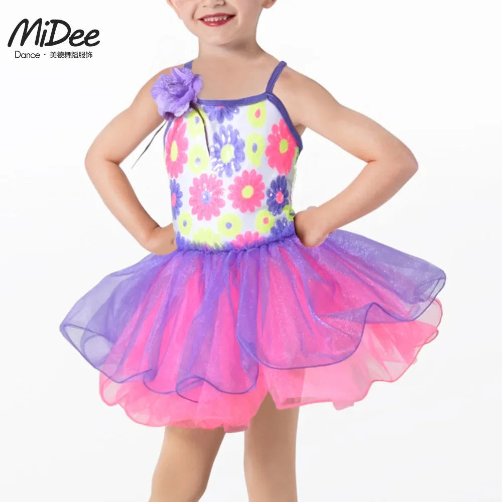 Robe Tutu bretelles Colorful Janelle