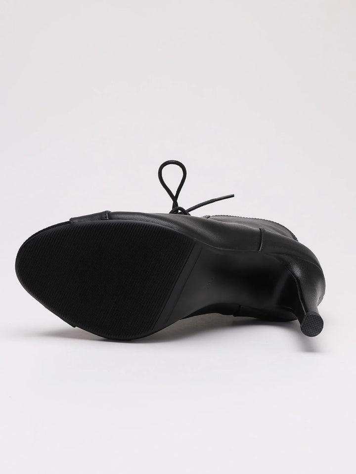 Bottines de danse cuir Nael Talons 7 à 9.5cm