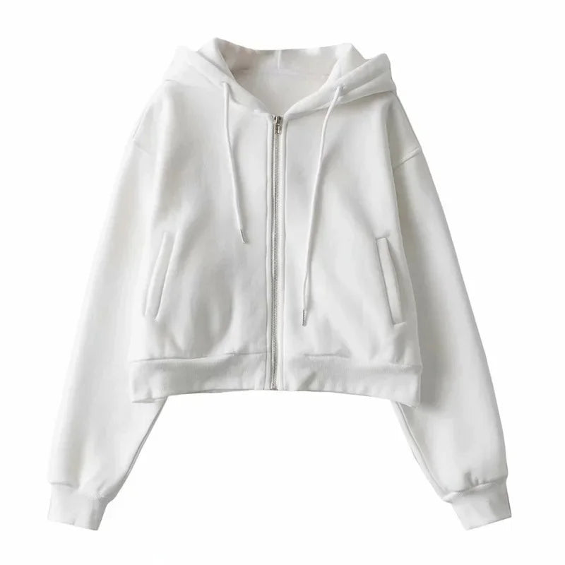 Veste capuche Loose-Fit avec zip