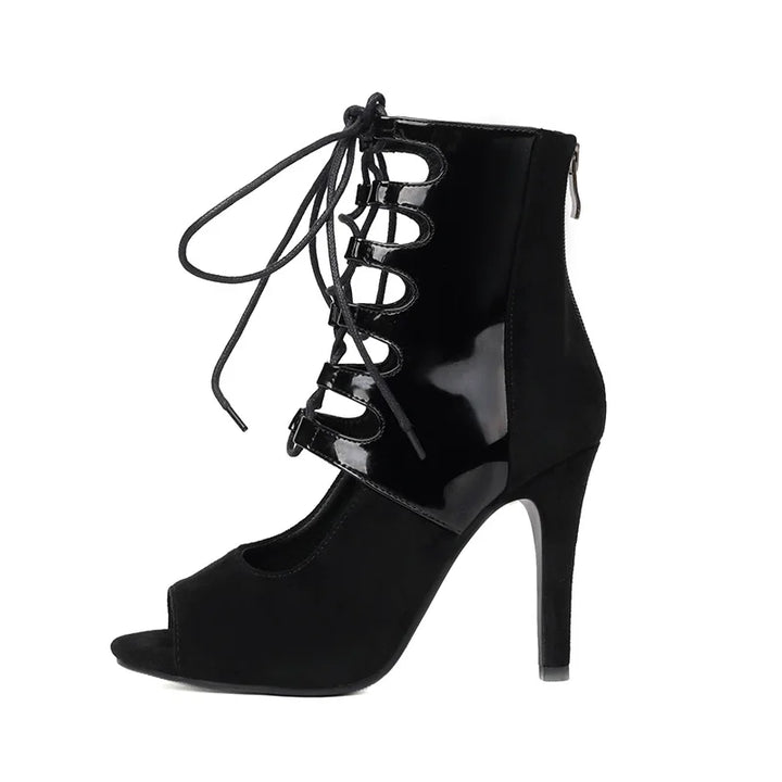 Bottines danse Carine Talons 7.5cm Taille 39