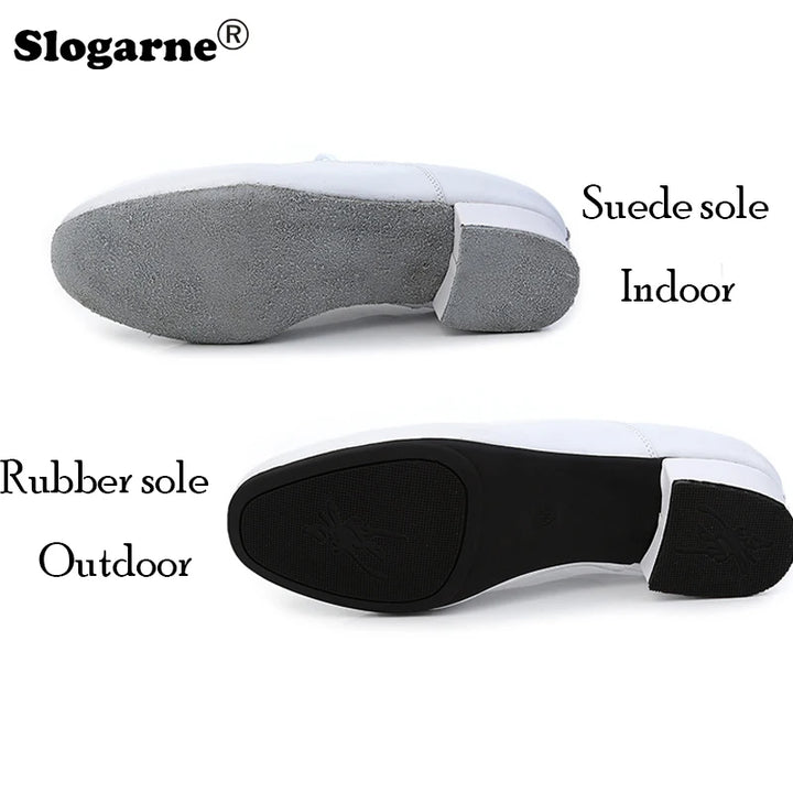 Chaussures danse homme à talons semelle suede Aaron