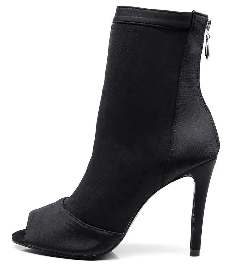 Bottines danse Assa noir Rubber sole Talons 6cm T36