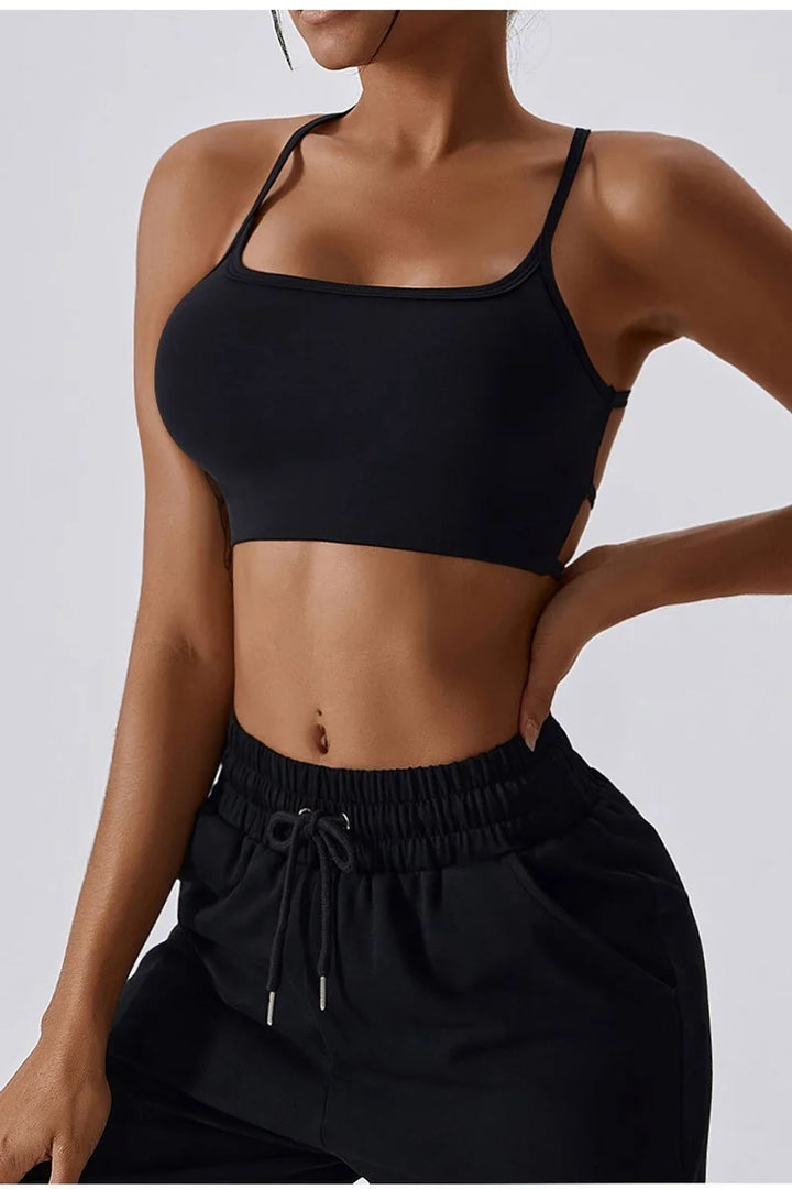 Brassière Elena fines bretelles croisées dos