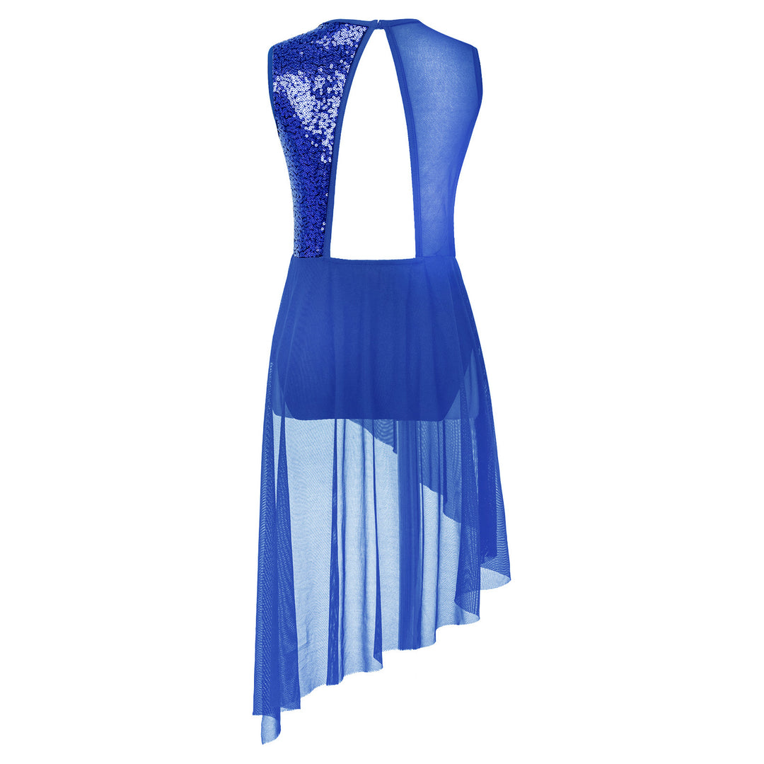 Robe sans manche avec sequins officier Ellie