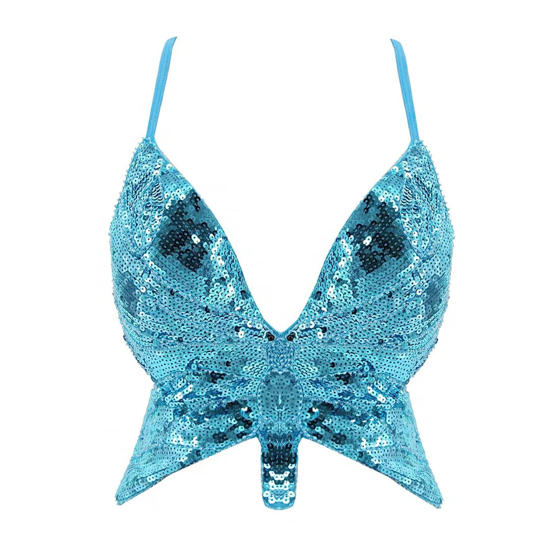 Bustier Paillettes Papillon
