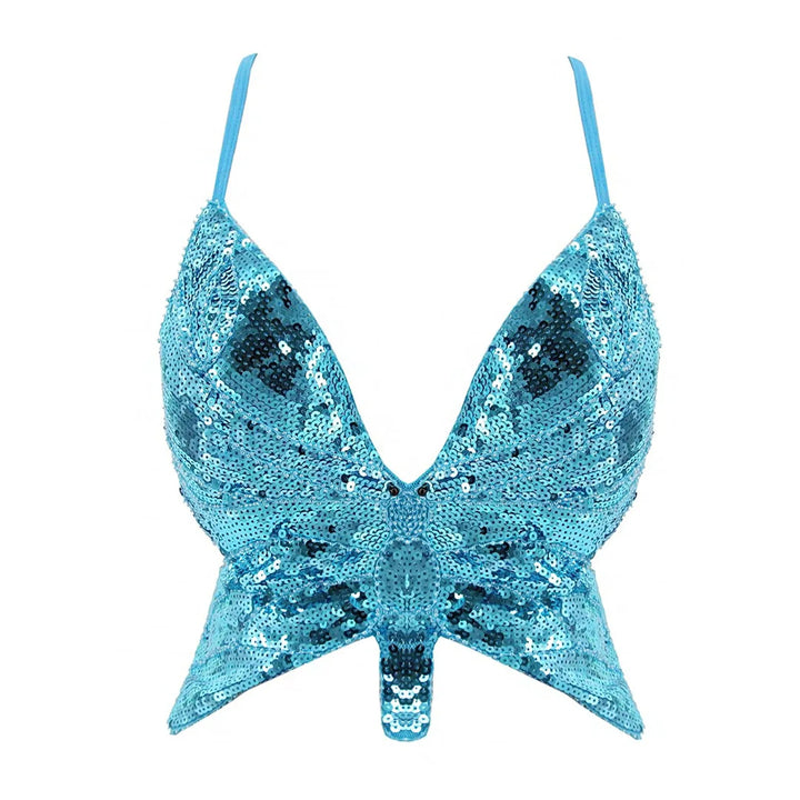 Bustier Paillettes Papillon
