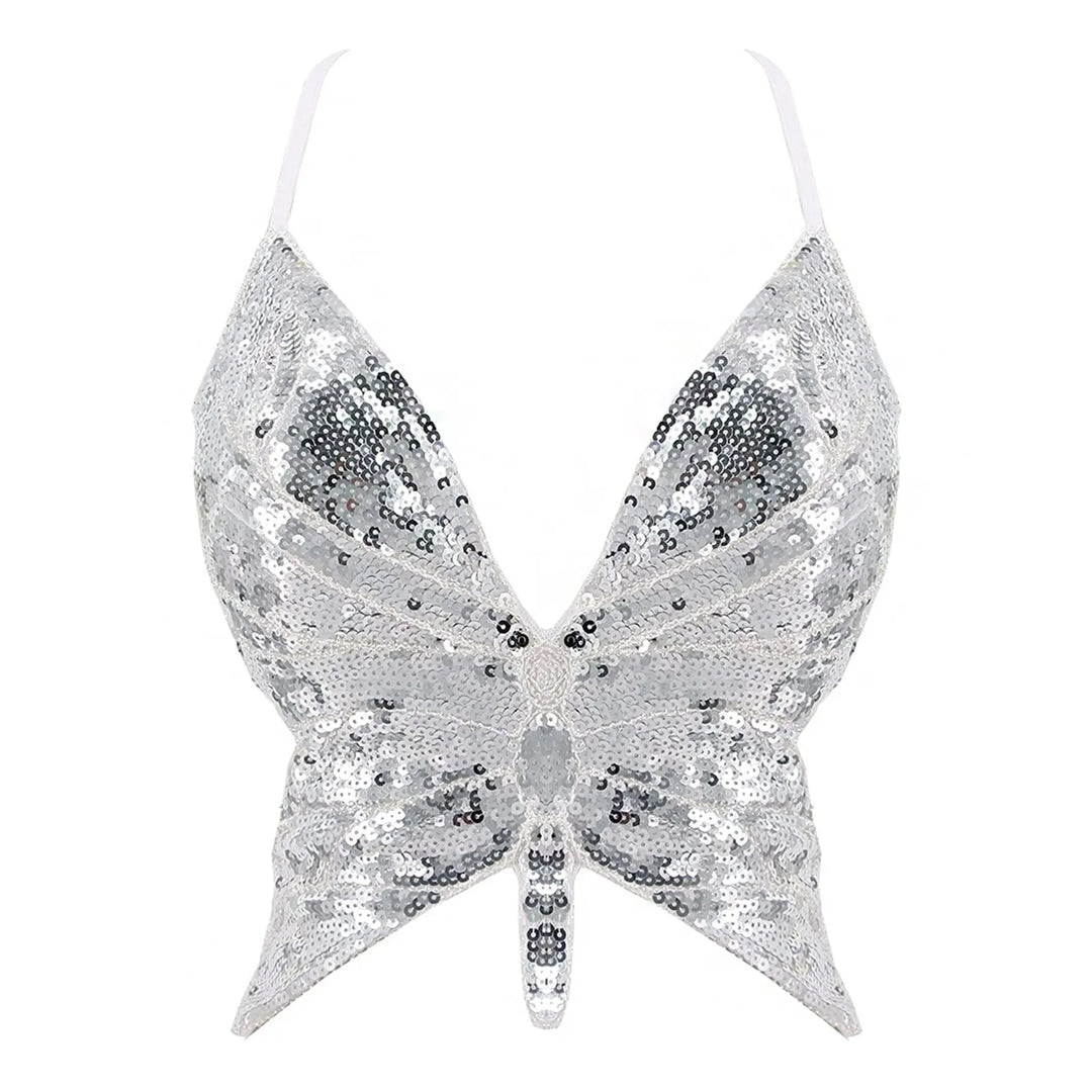 Bustier Paillettes Papillon