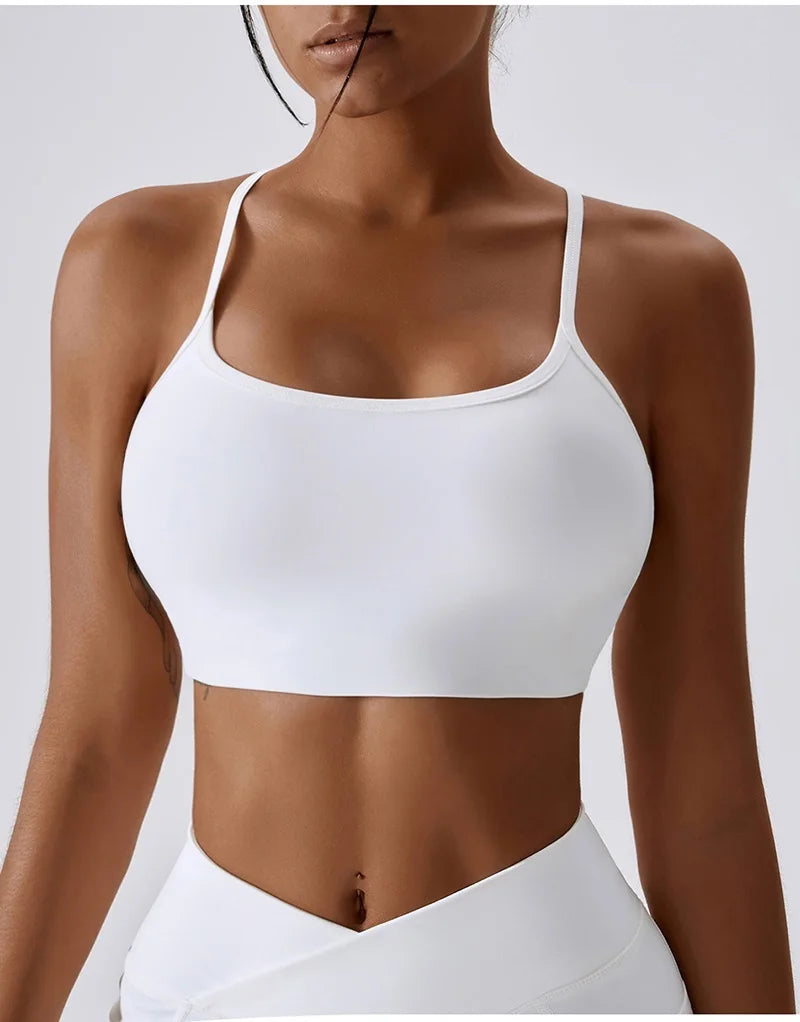 Brassière Elena fines bretelles croisées dos