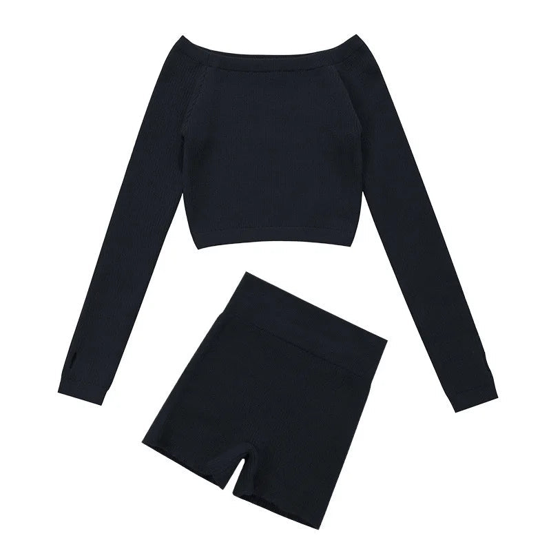 Top manches longues avec ou sans short Yina