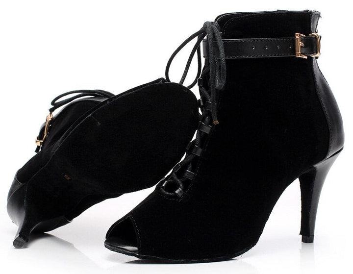 Bottines Nora talon 7.5cm semelle caoutchouc T41