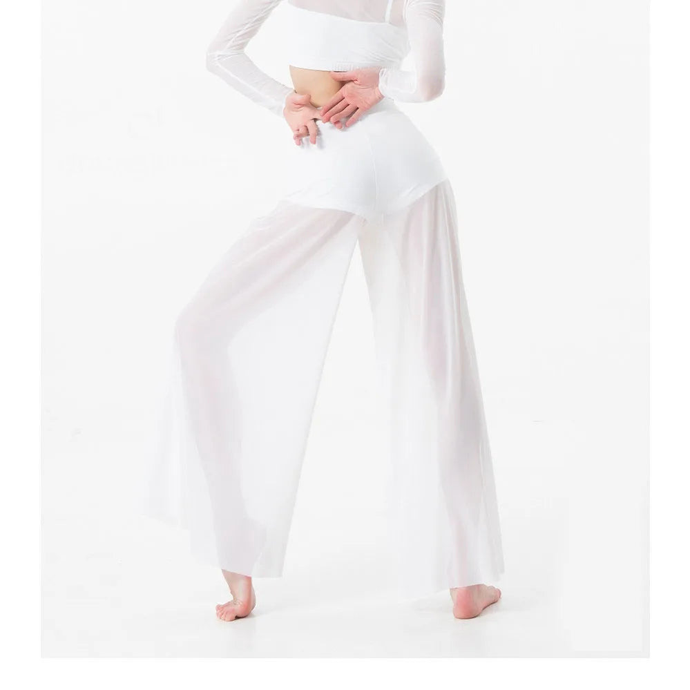 Top & pantalon large Solange en maille