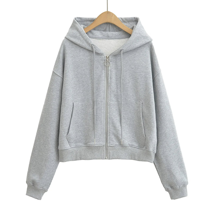Veste Sweat loose capuche et zip