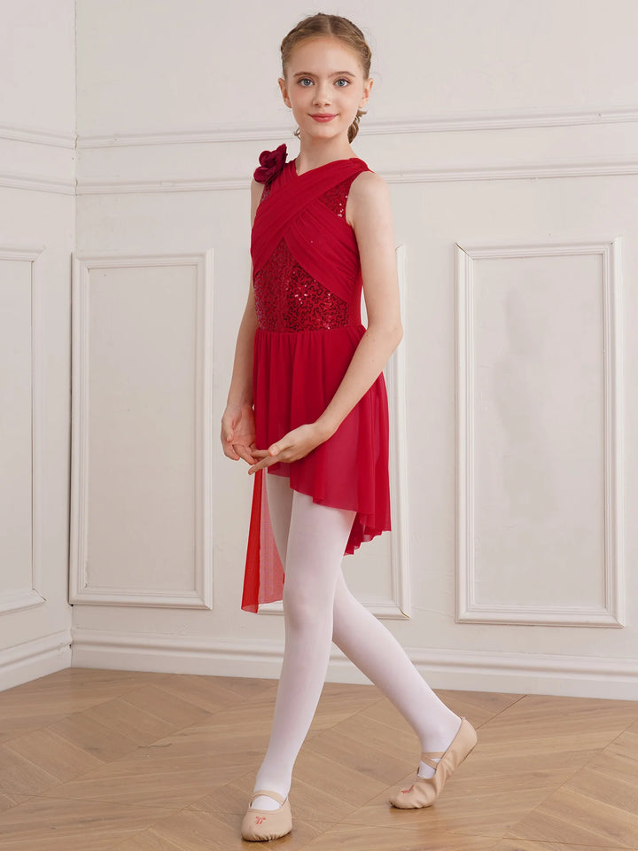 Robe courte sans manches avec sequins Ester