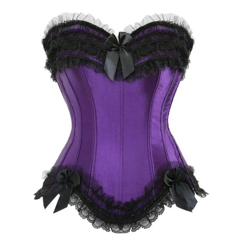 Corset Bustier satin Froufrou