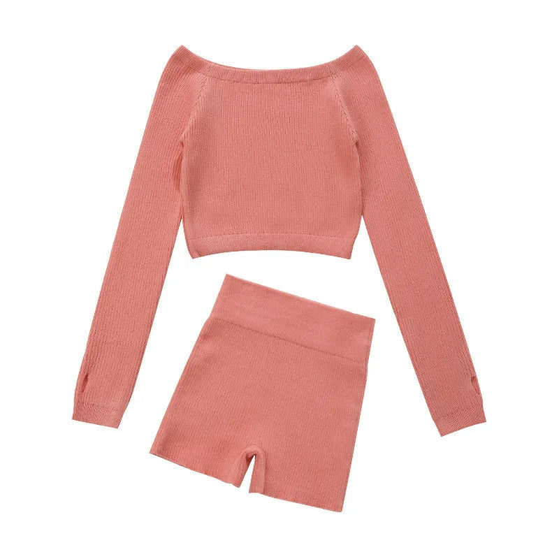 Top manches longues avec ou sans short Yina