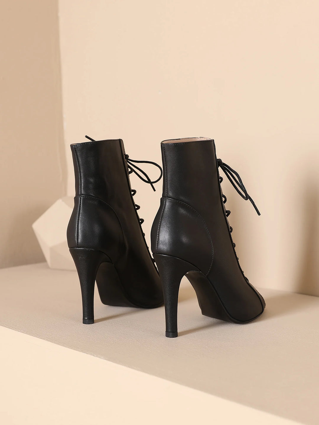 Bottines de danse cuir Nael Talons 7 à 9.5cm