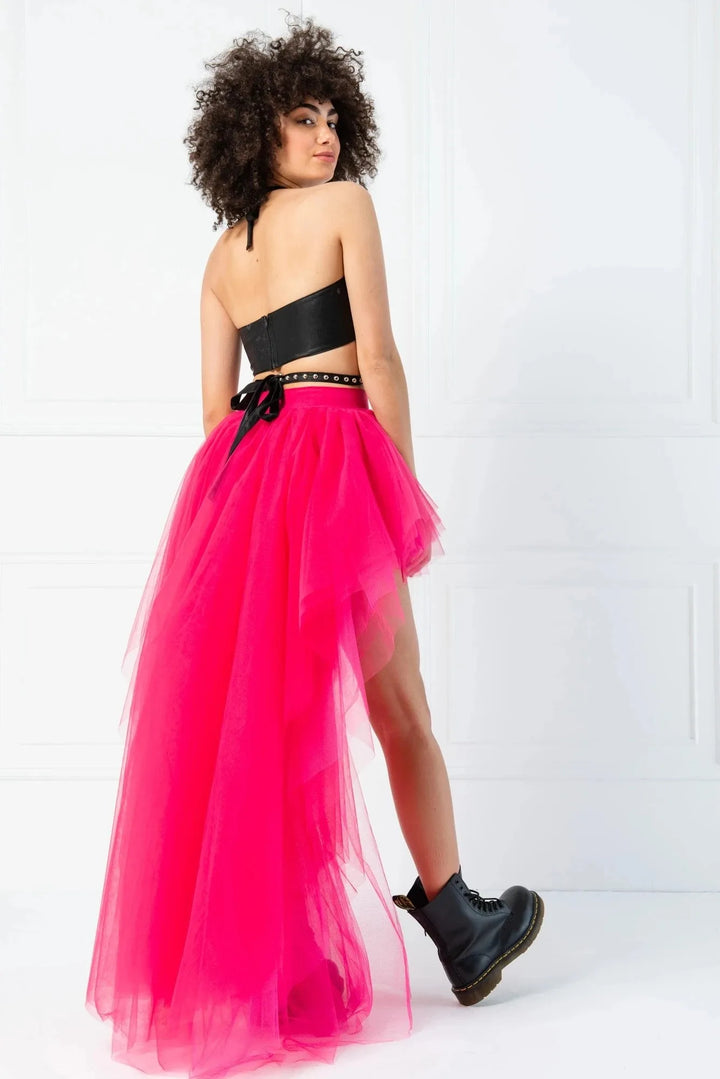 Jupe tulle courte devant longue derrière Kady