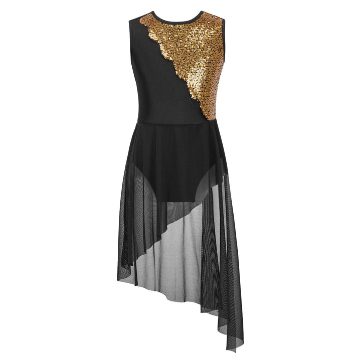 Robe sans manche avec sequins officier Ellie