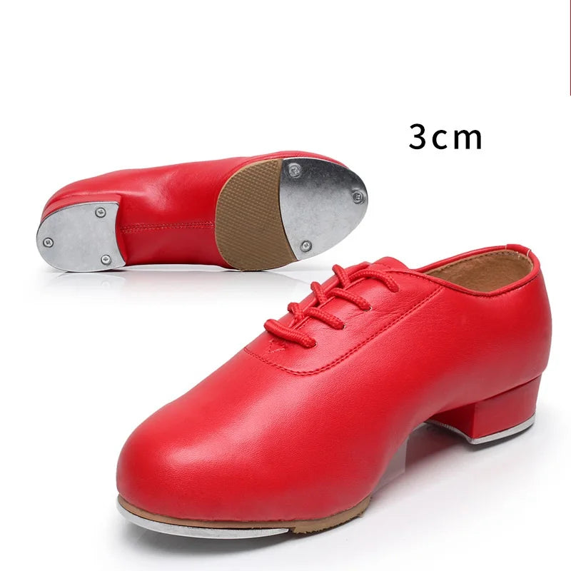 Chaussures de Claquettes unisexe Claude coloris noir ou rouge