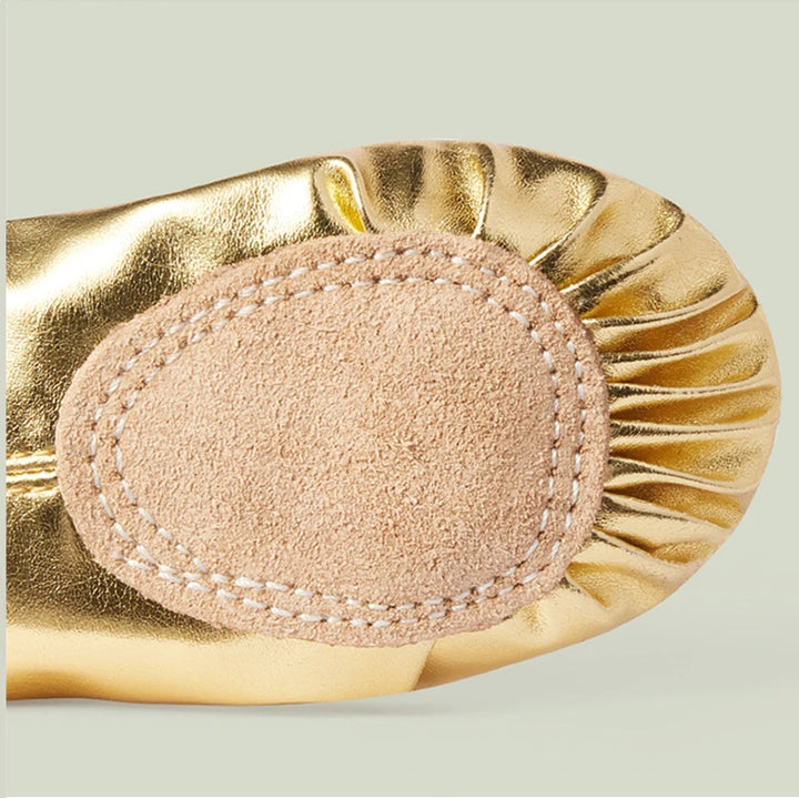 Chausson demi pointes argent ou or