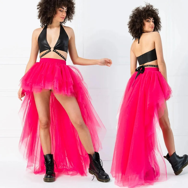 Jupe tulle courte devant longue derrière Kady