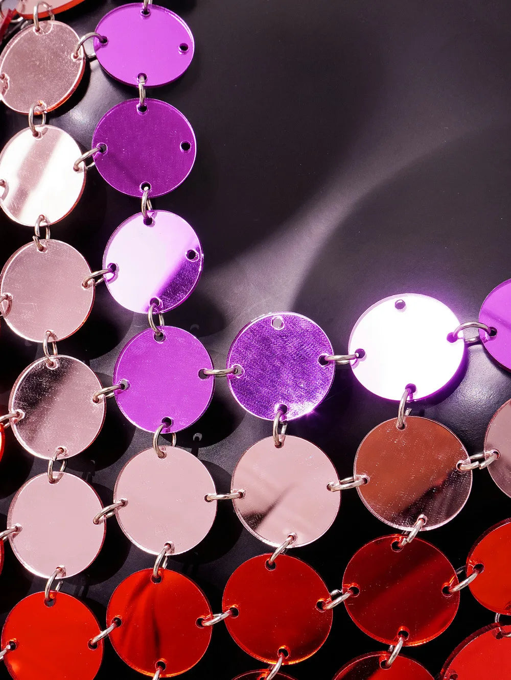 Robe Colorful Rainbow Sequins Tracy