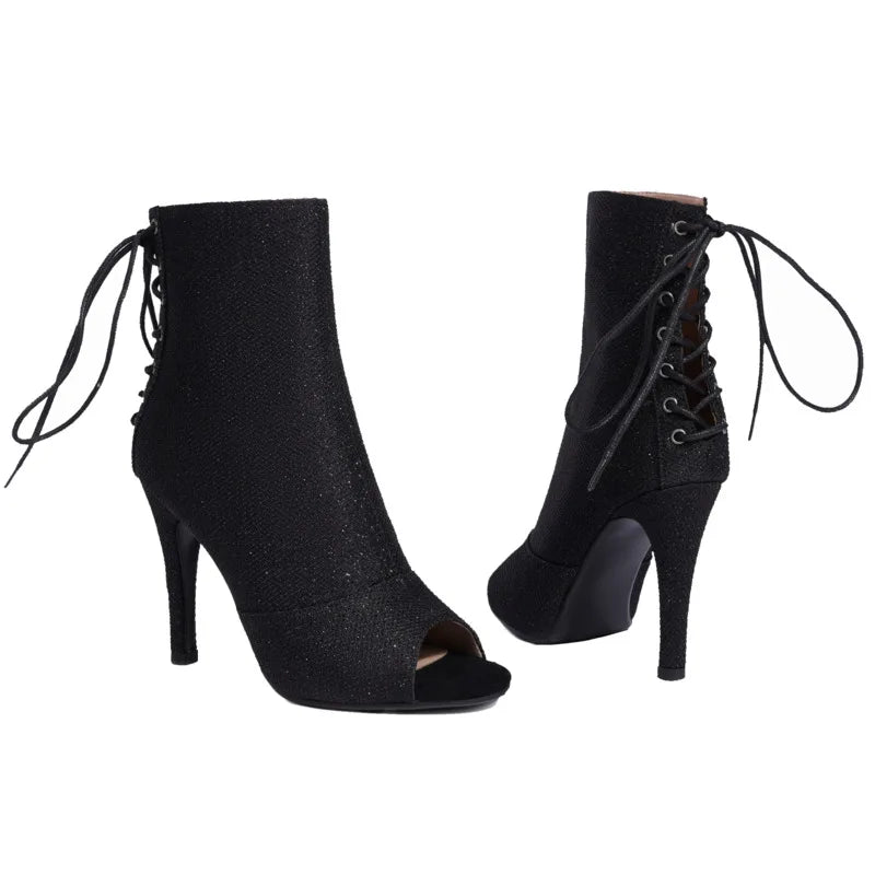 Bottines danse Shiny Zéline Talons 10cm T39