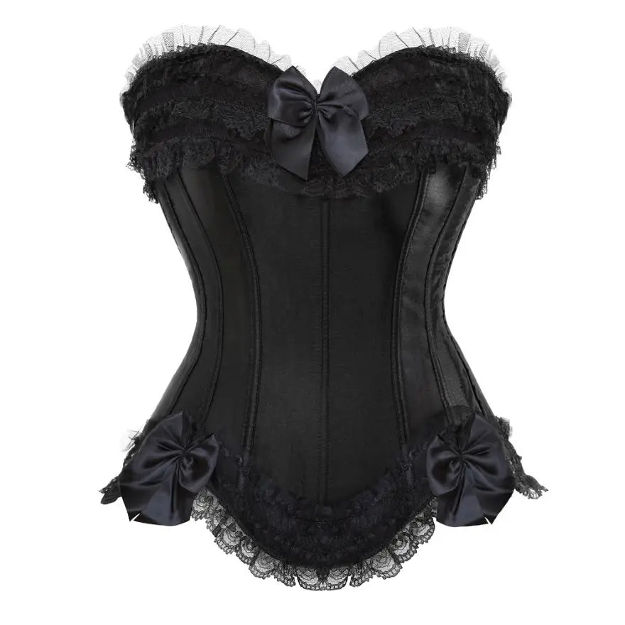 Corset Bustier satin Froufrou