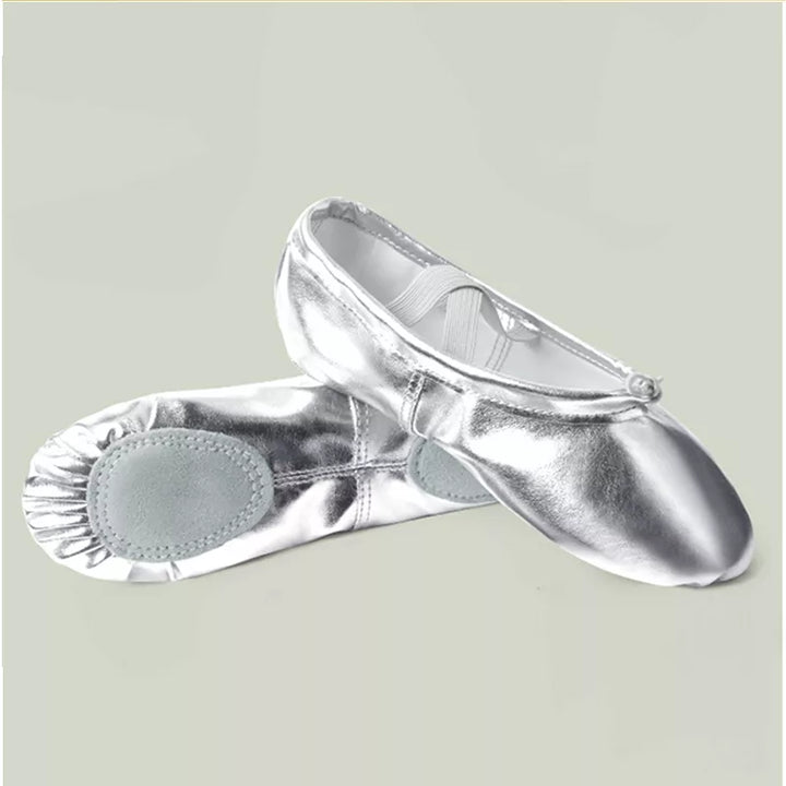 Chausson demi pointes argent ou or