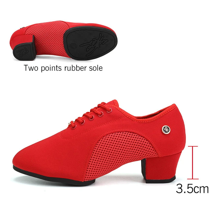 Sneakers à talons Pemma coloris noir ou rouge semelles au choix