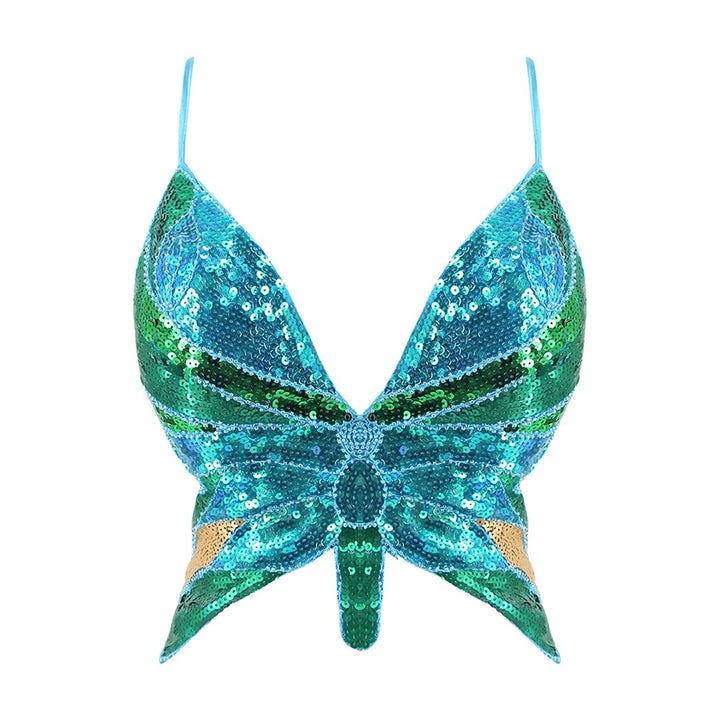 Bustier Paillettes Papillon