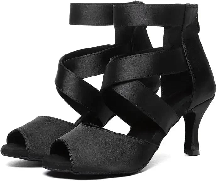 Chaussures de danse satin Morane Talons de 5.5 à 8.5cm