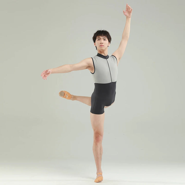 Combi-short sans manche col haut homme Sansha