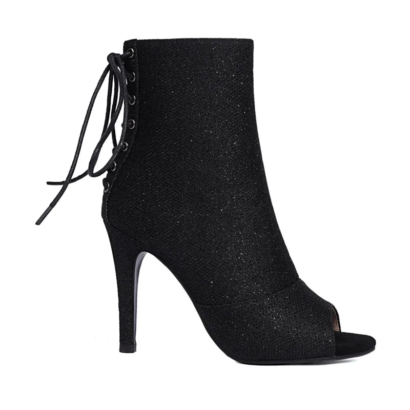 Bottines danse Shiny Zéline Talons 10cm T39