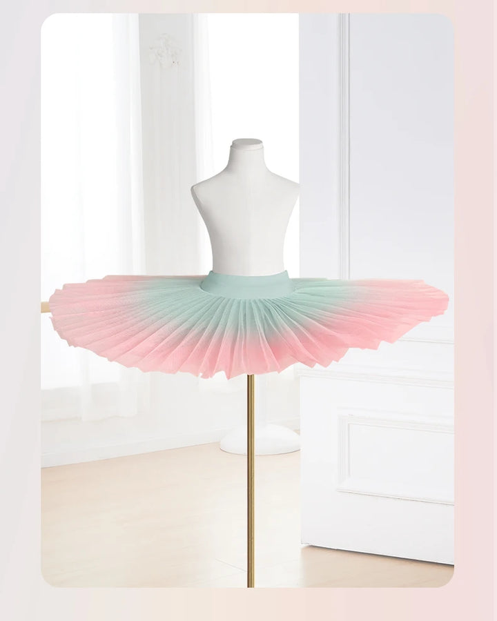 Jupe bas tutu bi-colore