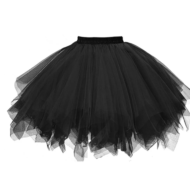 Jupe courte en tulle 14 couleurs aux choix