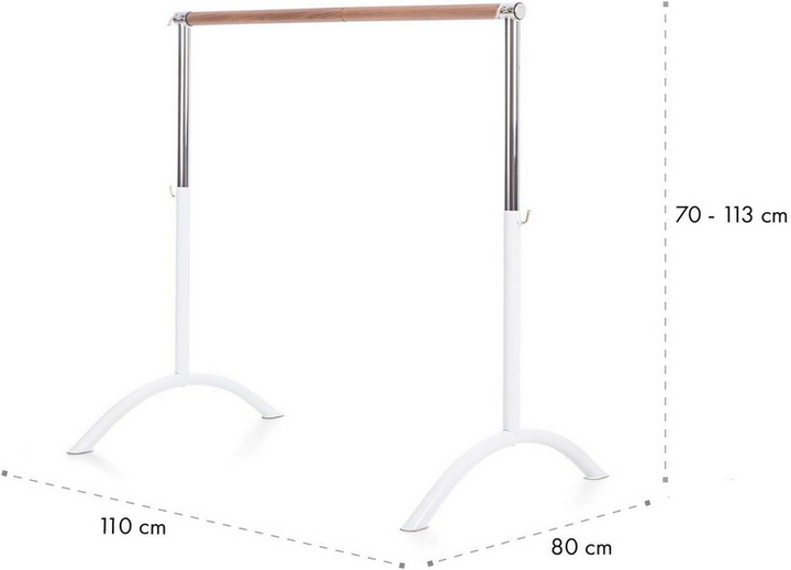 Barre de Danse mobile Hauteur entre 70 et 113cm