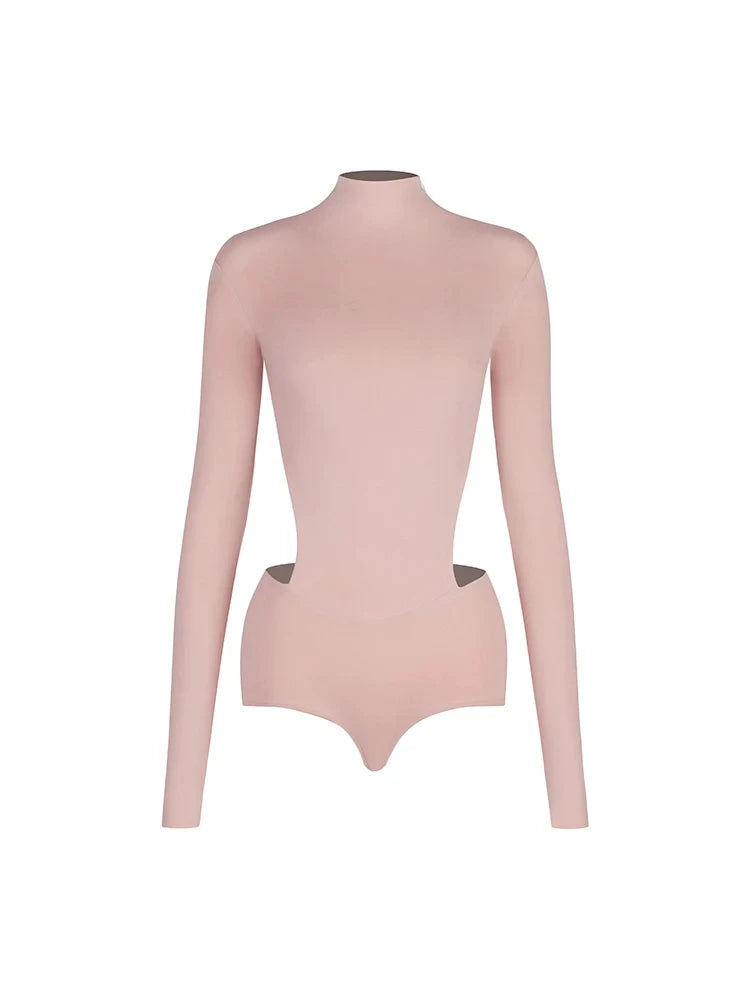 Justaucorps manches longues avec découpe Dijana