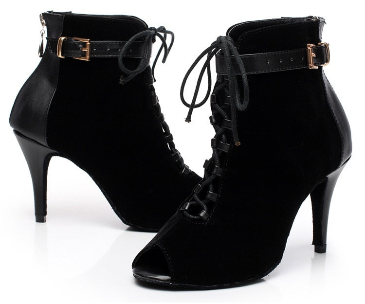 Bottines Nora talon 7.5cm semelle caoutchouc T41