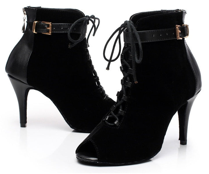 Bottines Nora talon 7.5cm semelle caoutchouc T41