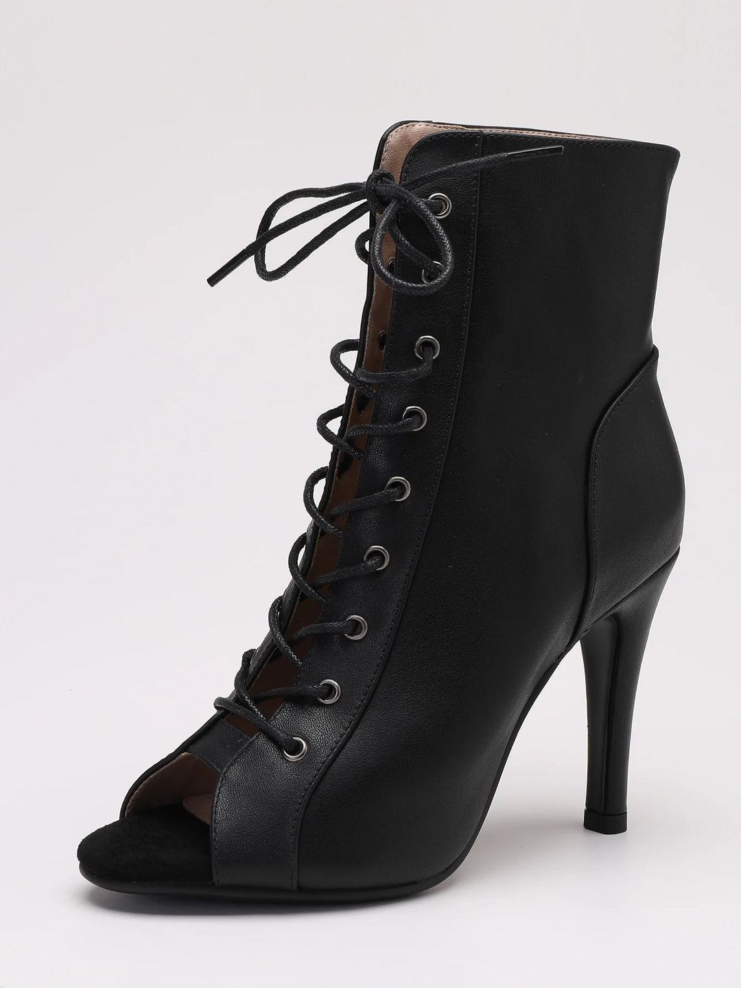 Bottines de danse cuir Nael Talons 7 à 9.5cm