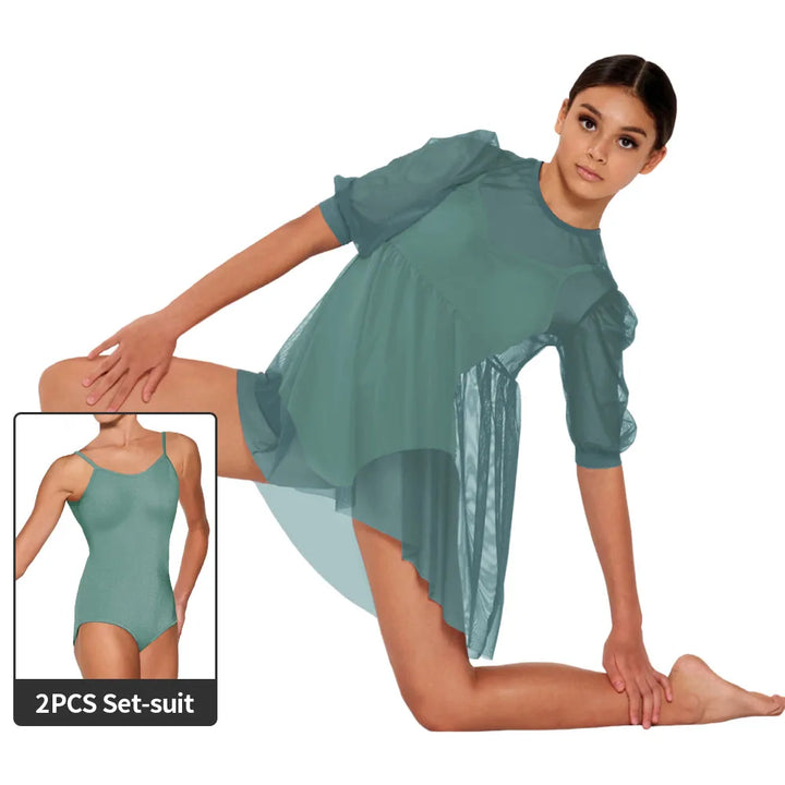 ROBE COURTE AVEC MANCHES COURTES et body BABYDOLL