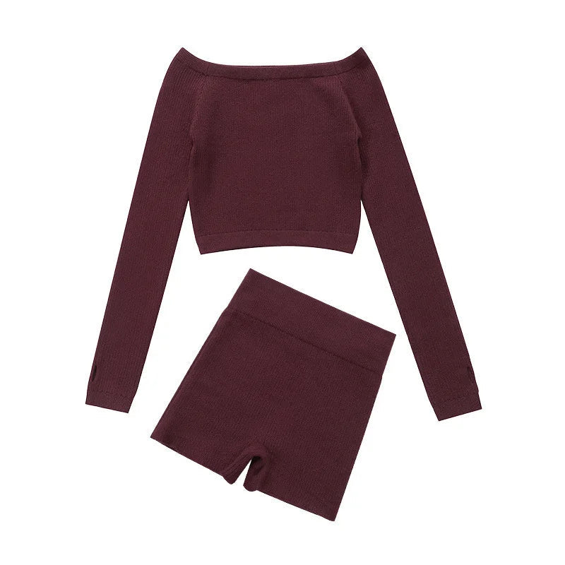 Top manches longues avec ou sans short Yina