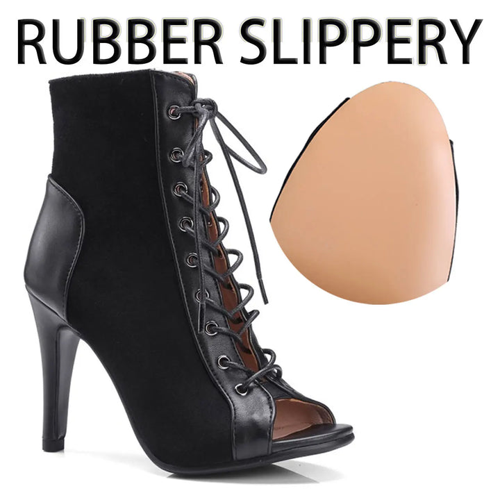 Bottines danse Myriam noir Talons de 7 à 11cm