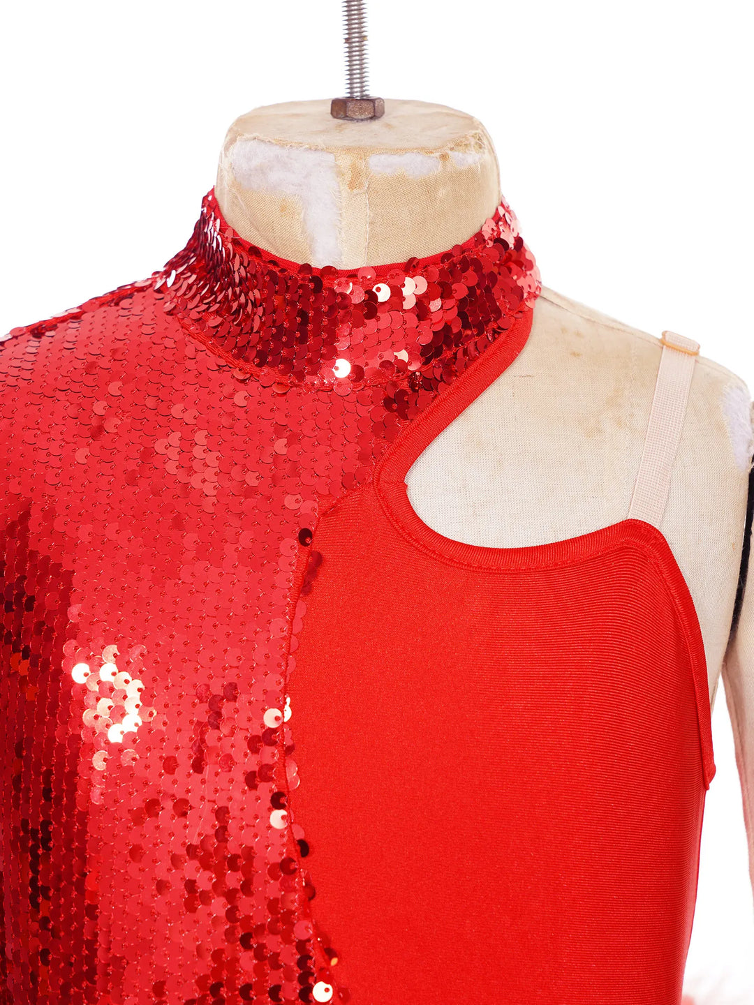 Justaucorps 1 manche avec tulle et paillettes Lamya