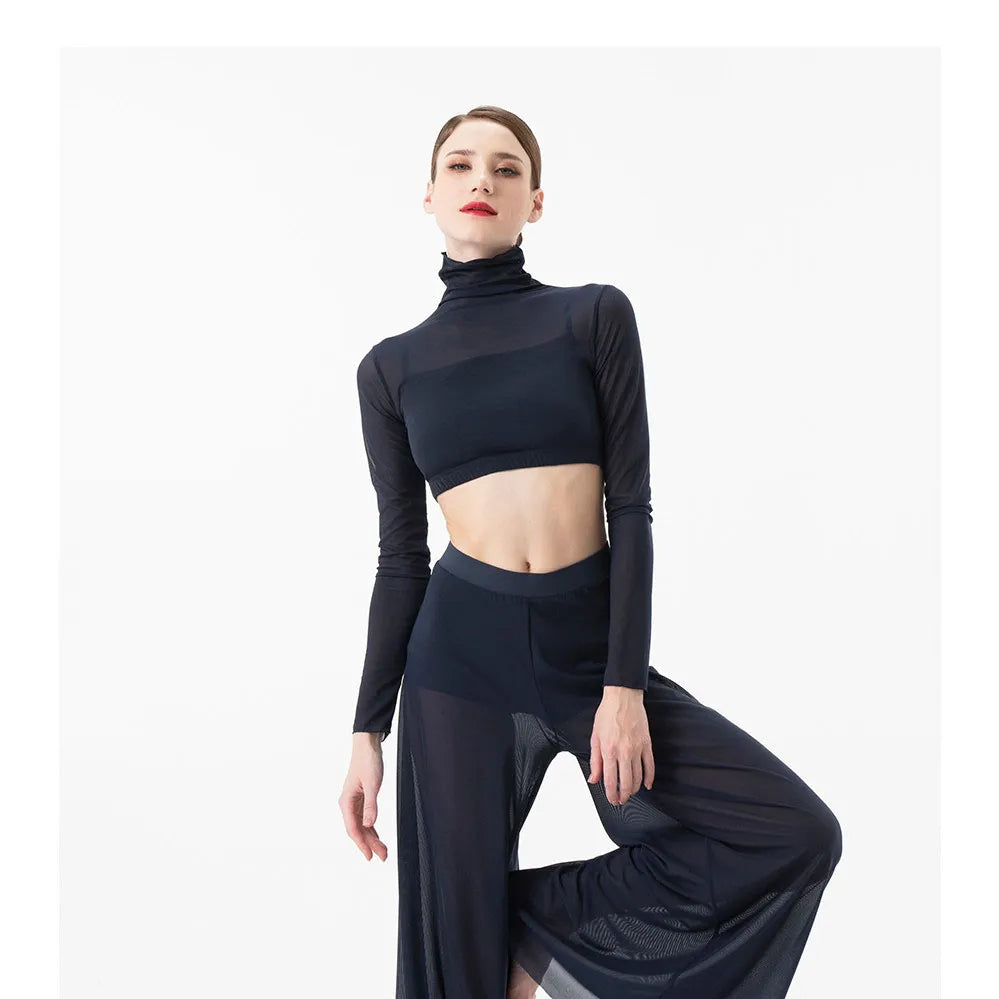 Top & pantalon large Solange en maille