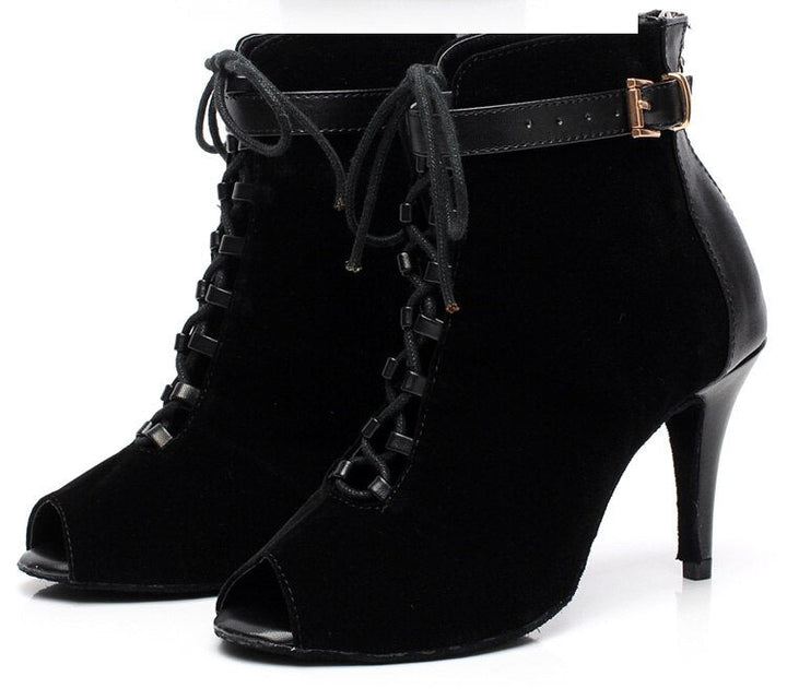 Bottines Nora talon 7.5cm semelle caoutchouc T41